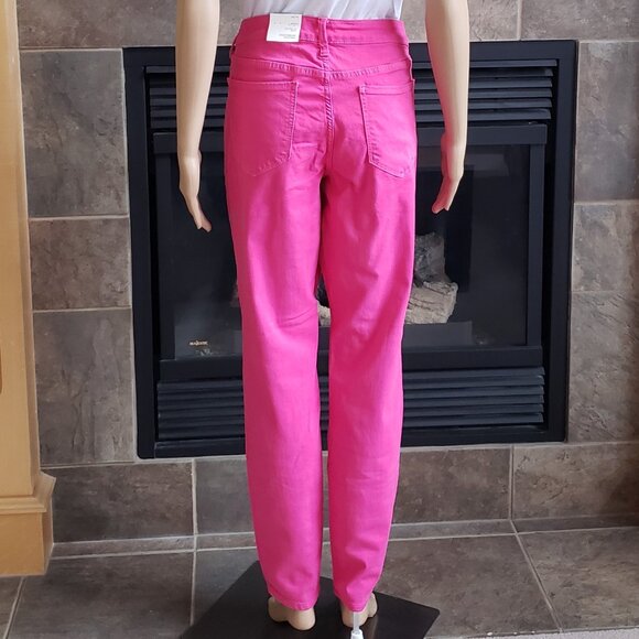 NWT! STYLUS - Fuchsia pink skinny jeans (US 32 Waist/Size:14) - Picture 7 of 8